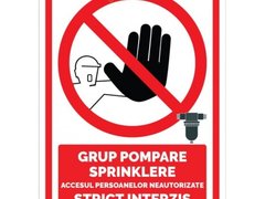 Indicatoare pentru  sprinklere